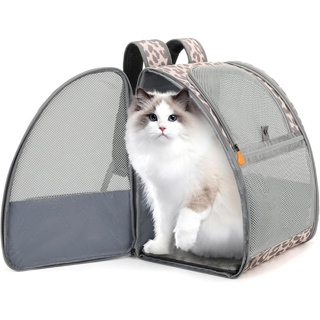 Stylish Pet Bag - Premium Pet Backpack Portable with Breathable Mesh for Hiking, Perfect Cat Backpack for Everyday Adventures