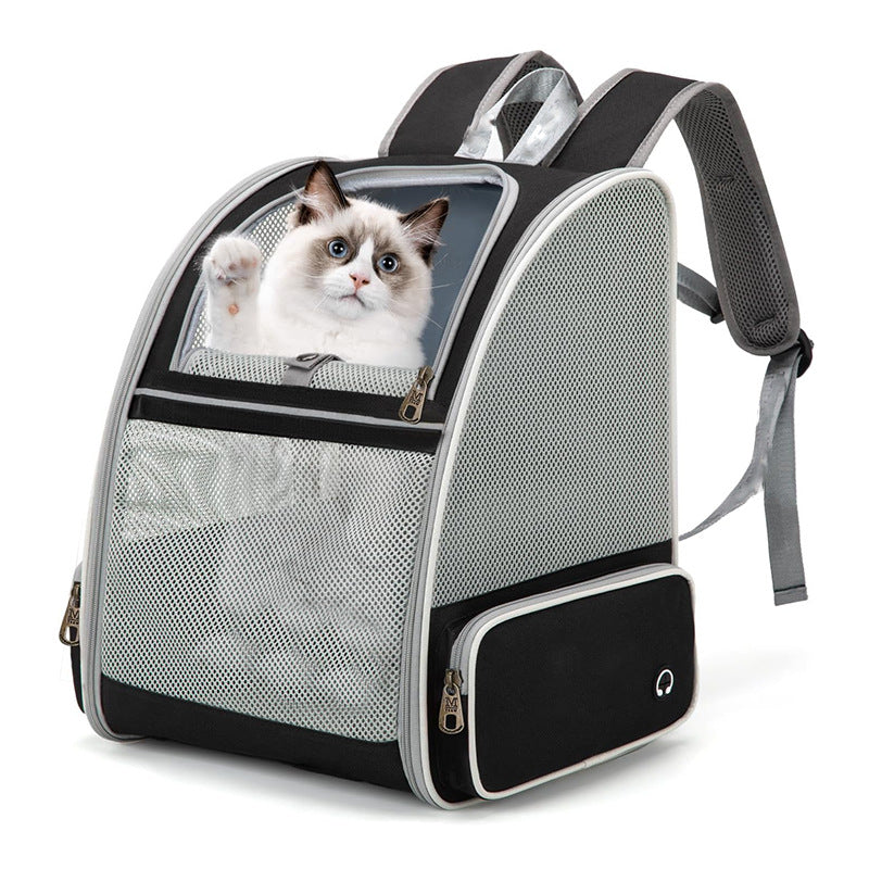 Stylish Pet Bag - Premium Pet Backpack Portable with Breathable Mesh for Hiking, Perfect Cat Backpack for Everyday Adventures