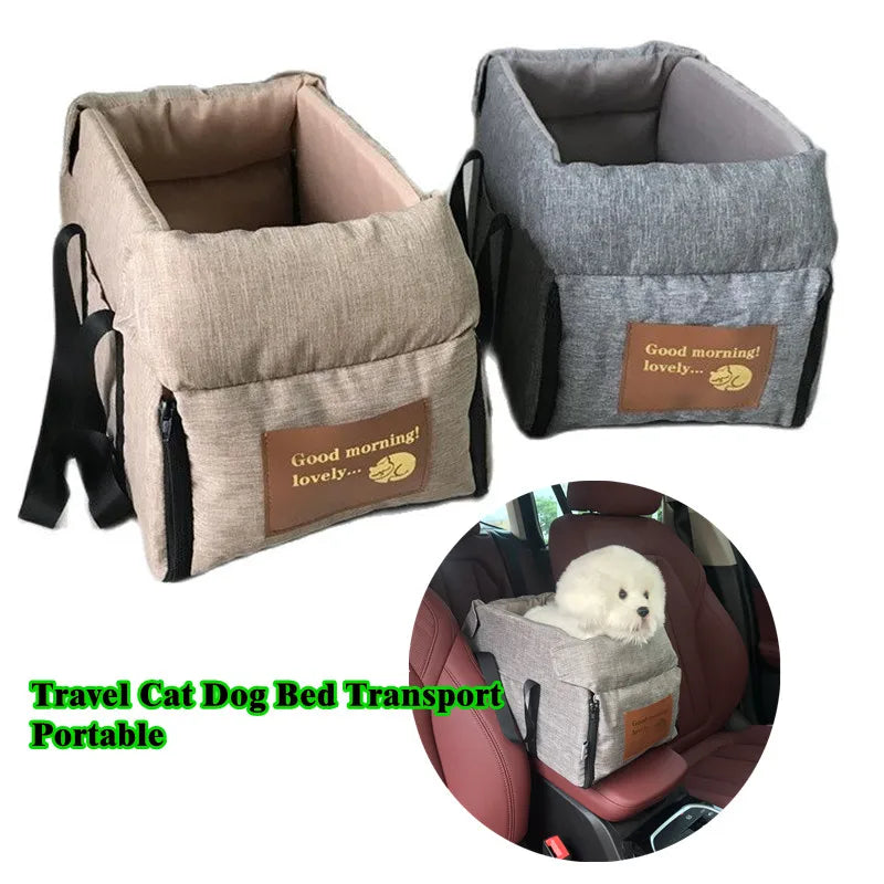 Pet Dog Car Seat Bed Car Central Seat Cat Dog Travel Portable Carrier for Safety Bag Dog Pet Accessories