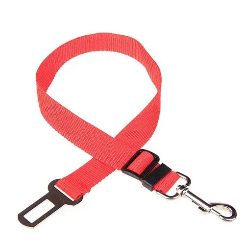 Pet Car Seat Belt Harness – Adjustable Safety Clip for Dogs & Cats