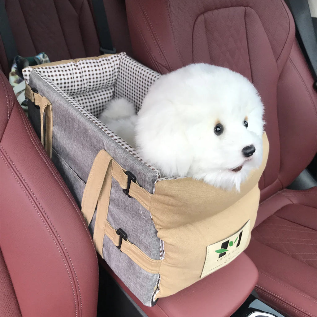 Portable Car Safety Pet Seat for Small Dogs Cat Travel Central Control Cat DogBed Transport Dog Carrier Protector Dog Bags