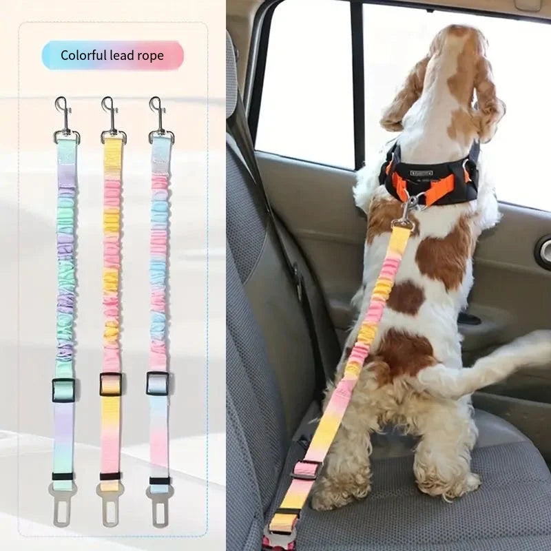 Pet Safety Belt for Dogs, Car Seat Artifact for Small and Medium Puppies, Safety Buckle for Cats, Fighting Teddy Supplies
