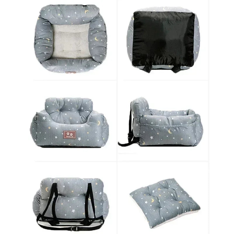 Fashionable Travel Car Carriers Pet Car Seat Cover Pet Carrying Bag Pet Seat Cover Sofa Seat Pad Safe Outdoors Traveling Indoor
