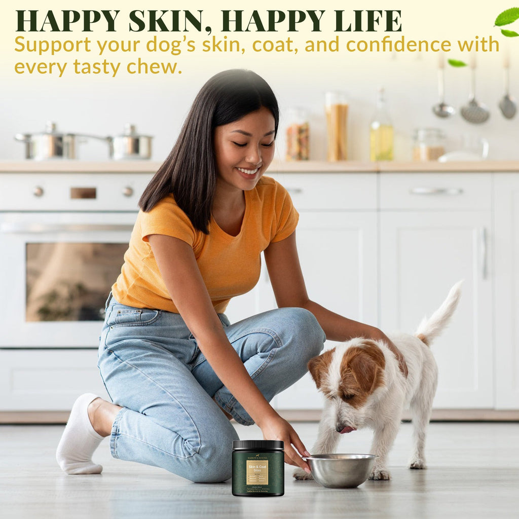 Skin & Coat Bites for Dogs – Shine, Strength & Allergy Relief